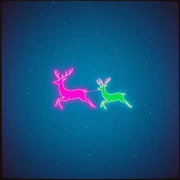 Neon Sleigh Ride クリスマス Christmas